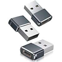 Adaptador USB C Hembra a USB Macho 3-Pack-Adaptador de Cable de Cargador Tipo C a USB A Para iPhone 11 12 Mini Pro Max…